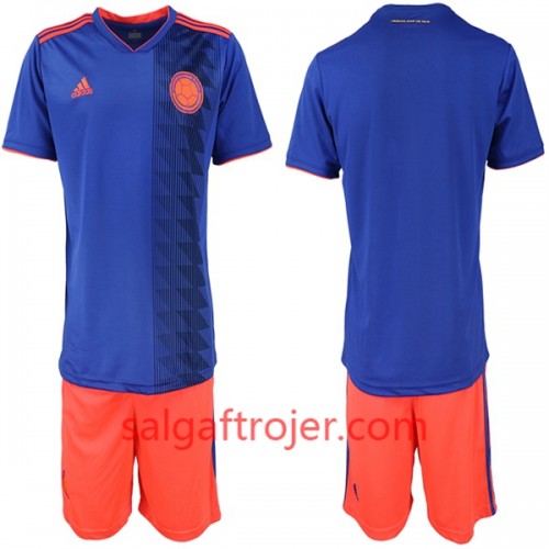 Colombia Fodboldtrøjer Børn Udebanesæt VM 2018 Colombia Fodboldtrøjer Børn Udebanesæt VM 2018